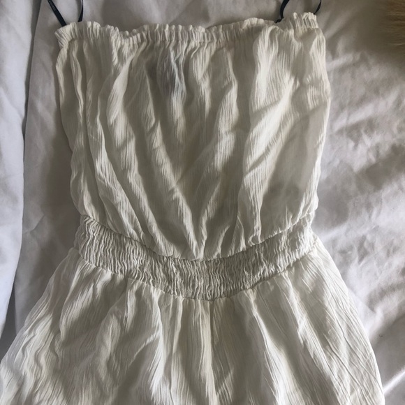 White strapless romper - Picture 1 of 3